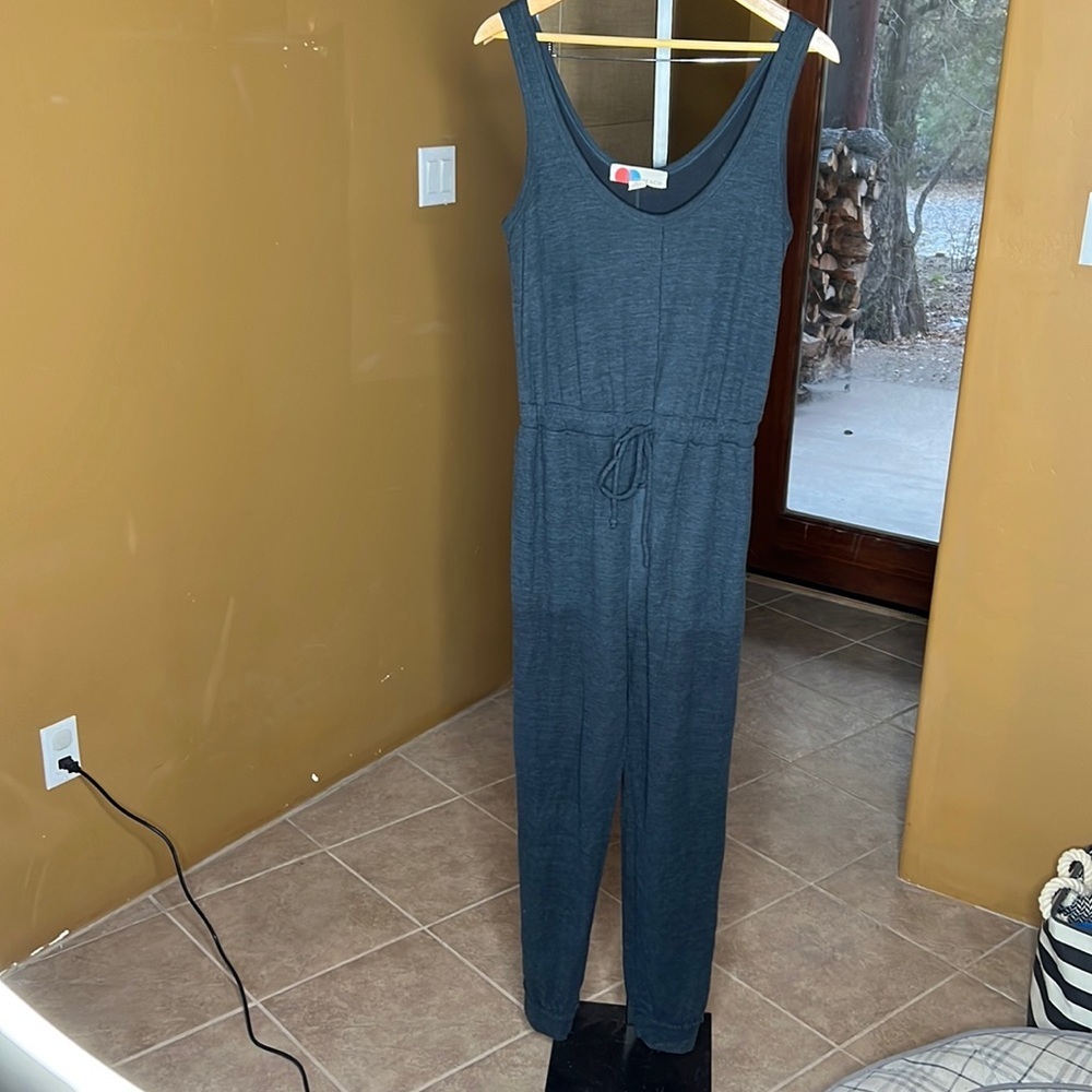 Free People FP Beach Bicoastal Romper Charcoal Gray Size Small Lounge - Picture 5 of 13